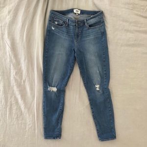 Paige Skinny Jeans Verdugo Ankle Distressed